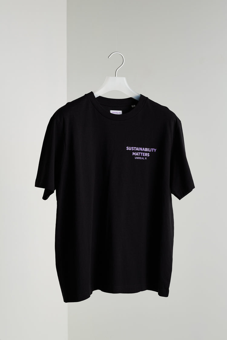 Sustainability Matters Boxy T-Shirt Black