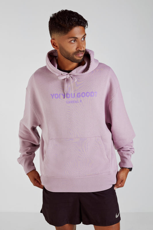 Yo! You Good? Hoodie Lilac Petal